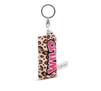 Portachiavi Mini cuscino peluche Wild 8 cm con campanella