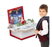 Portachiavi Mini Pop -Up 3D Libro - Touet educativo compatto per lo zaino per il gadget anti-stress manuale, fascino creativo decorativo | giocattolo intelligente per backpack Stude