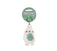 NICI- Portachiavi MOLANG con Trifoglio 8cm, Colore Bianco, 48870