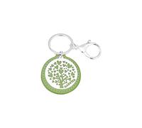 Portachiavi moschettone albero della vita cuori verde BAG-2000/03VE-1