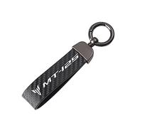 Portachiavi Moto In Fibra Di Carbonio Portachiavi Per YAMAHA MT-125 MT125 2014-2020 2019 2018 2017 2016 2015 Accessori Moto Moto Portachiavi (Colore : Nero, Size : 2)