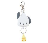 Portachiavi mulinello a forma di faccia Pochacco Pulcino Sanrio Originale 202...