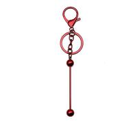 Portachiavi multifunzionale in metallo pratico Bead Keychain Piercing Bead Portachiavi Portachiavi Supporto personalizzato Gioielli in acciaio inossidabile per le chiavi, G, Taglia unica