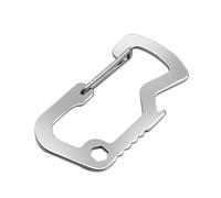 Portachiavi multifunzione apribottiglie portatile apribottiglie portachiavi alla moda per gli appassionati di campeggio e feste