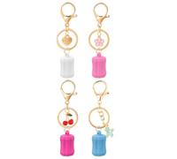 Portachiavi multiuso in silicone per balsamo per le labbra, compatto, per cosmetici e labbra, portachiavi per borse da palestra, borse, cinture, ideale per i viaggi