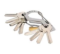 Portachiavi multiuso strumento portachiavi - Portachiavi multi-strumento con moschettone | Clip a moschettone tascabile, portachiavi multifunzionale resistente, moschettone per compleanno