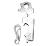Portachiavi multiuso - Utensili e gadget portachiavi | Cacciavite in acciaio inossidabile 8 in 1 | Multiattrezzo portatile multifunzione, forniture per esterni resistenti alla ruggine coppia