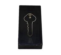 Portachiavi nero con forti magneti per nascondere il portachiavi sicuro portachiavi antiruggine
