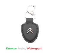 PORTACHIAVI NEW25 IN ECOPELLE COLORE NERO LOGO METALLICO CITROEN