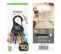 Portachiavi Nite Ize KeyRack S-Biner - Black