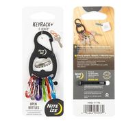 NiteIze KeyRack+ S-Biner® - Nero, Nero, taglia unica, moderno