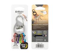 Nite Ize KeyRack+ S-Biner Stainless Steel, Argento, Taglia unica, argento, taglia unica, moderno
