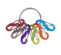 Portachiavi Nite Ize S-Biner KeyRing Locker - 6 pezzi