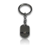 Portachiavi NOMINATION VOYAGE 022510/024 Acciaio Ematite Oro 18k 750