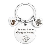 Portachiavi Nonno, Regalo Nonno, Regalo Nonno Compleanno, Regalo Festa del Papà Nonno, Regali per Nonno Regalo Pensione Nonno Personalizzati, Regalo Nonno Natale
