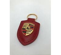 PORTACHIAVI ORIGINALE PORSCHE CON STEMMA IN PELLE NEL COLORE ROSSO WAP0500920E
