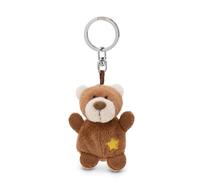 Portachiavi Orso marrone con la stella 5cm