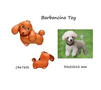 Portachiavi Pelle da Donna unisex con Cane Barboncino Toy 3D portachiave cani