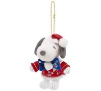 Portachiavi peluche mascotte natalizia Universal Studio Japan Peanuts Snoopy
