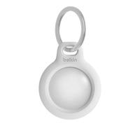 belkin Custodia per AirTag con anello portachiavi (Secure Holder, guscio protettivo antigraffio per Air Tag), Bianco
