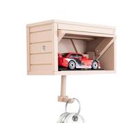 Portachiavi per auto con porta apribile, portachiavi autoadesivo da parete, portachiavi da parete, decorazione per la casa, facile installazione, senza trapano, per corridoio, ingresso, camera da