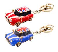 Portachiavi Per Auto Da 2 Pezzi, Portachiavi Creativo In Metallo, Portachiavi Con Ciondolo Personalizzato, Ciondolo Per Borsa, Unisex, Piccoli Regali Creativi
