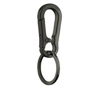 Portachiavi per auto da uomo - Portachiavi in lega di zinco accessorio elegante con clip | Organizzatore di chiavi in metallo per cinture, jeans, zaini o borse di scuola, so, Nero , Se référer au