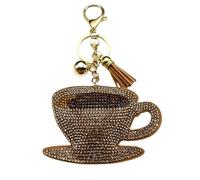 Portachiavi Per Auto Di Moda, Ciondolo Per Tazza Caffè Gioielli Borse Ciondoli