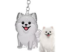 Portachiavi per auto Mono | Portachiavi per gatto cane | Ornamento borsa contenitore, souvenir animale domestico accessorio specchio retrovisore per borsa telefono zaino, b, Consulte la descripción