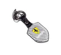 Portachiavi per Auto per Ferrari, Accessori per Auto per Uomini e Donne Design Squisito,Silver