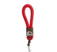 Portachiavi per auto per Smart Fortwo Forfour 453 451 452 450, Moda di fascia alta con logo auto Portachiavi di ricambio per auto per uomo e donna Accessori auto Famiglia,Rosso