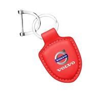 Portachiavi per auto per Volvo XC40 XC60 XC90 S60 S90 V60 V90, Moda di Alta Qualità Con Logo Auto Portachiavi Ricambio per Auto Per Uomini E Donne Accessori Auto Famiglia Presente, Rosso