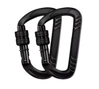Portachiavi per caraibino, portachiavi per caraibino, portachiavi da campeggio, attrezzatura da trekking, in alluminio, per campeggio, carabino, clip