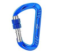 Portachiavi per caraibino, portachiavi per caraibino, portachiavi da campeggio, attrezzatura da trekking, in alluminio, per campeggio, carabino, clip