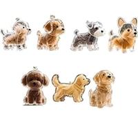 Portachiavi per collezionisti di peli di cani, contenitore commemorativo per raccogliere peli di animali domestici, regalo commemorativo per gli amanti degli animali domestici (tutti)