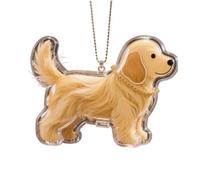Portachiavi per collezionisti di peli di cani, scatola commemorativa per riporre i peli di animali domestici, vari tipi di cani, lasciando compagnia eterna per il tuo amato cane (Golden Retriever B)