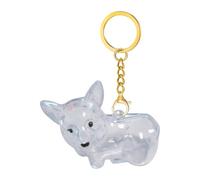 Portachiavi per conservare i di cane | portachiavi per animali domestici | fascino sentimentale ciondolo trasparente ornamento di stoccaggio | per donne uomini borsa zaino auto