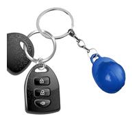 Portachiavi per elmetto protettivo - Risolutore di punti critici per il recupero della chiave persa, nervature strutturali stampate a iniezione, anello di salto placcato in nichel da 25 mm + polimero