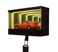 Portachiavi Per Garage Per Auto - Gancio Portachiavi Con Luce A LED, Supporto Da Parete Per Organizer Per Chiavi, Gancio Per Display Per Chiavi Della Macchina, Porta Per Gli Amanti Delle Auto, Porta,