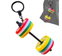 Portachiavi Per Il Fitness - Portachiavi A Forma Di Manubrio Staccabile,Accessorio Per Borsa Con Design Decorativo - Per Appassionati Di Fitness Uomini E Donne Per Zaino Borsetta E Portafoglio