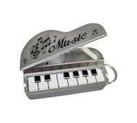 Portachiavi per pianoforte da tavolo Macchina da gioco musicale Ciondolo per borsa Giocattolo educativo per bambini Portachiavi elettronico con ciondolo per pianoforte