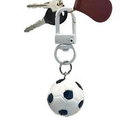 Portachiavi per ragazzi | Portachiavi in resina con pallone da basket | Ciondolo per zaino a tema sportivo, da appendere alla borsa per ragazzi e ragazze, Calcio, Refer to description