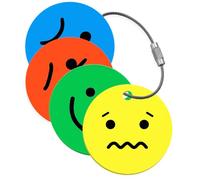 Portachiavi per regolazione emotiva, strumento a 4 zone di colore per bambini e adulti, supporto per autismo e ADHD per insegnanti, genitori e terapisti