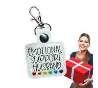 Portachiavi per supporto emotivo, regali per colleghi - Portachiavi emozione creativa,Ricamo il portachiavi come regalo per colleghi, mariti, moglie per cinture, marito, Siehe Beschreibung