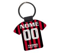 Portachiavi Personalizzato Tifoso Juventino Napoli Roma Lazio Milan calcio serie a (Milan)