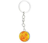 Portachiavi Pianeta-bagliore Al Buio, Portachiavi Creativo Del Sistema Solare Per Le Donne, Portachiavi Brilla Al Buio, Accessori Ciondolo | Portachiavi Sfera Di Vetro Cool Piccolo Space Universe