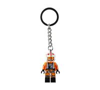 LEGO Star Wars Luke Skywalker Pilot Outfit Minifigure Portachiavi 854288, Arancione, S