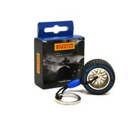 Portachiavi Pirelli Motorsport F1 Ufficiale Gomme Bagnate Blu Con Scatola