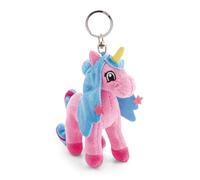 NICI Portachiavi Pony Lissy Unicorno Roxy 10cm rosa - Delizioso ciondolo in forma di animale in morbido peluche con anello per cordini e pendenti