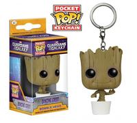 Portachiavi Funko Pocket Pop Guardians Of The Galaxy Baby Groot Vert 4 cm